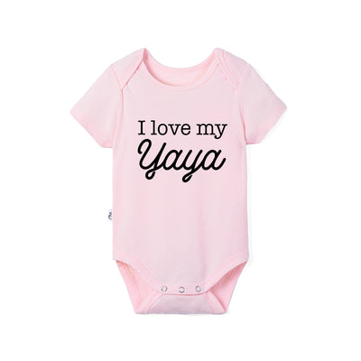 'I Love My Yaya' Bodysuit, Yaya Baby Onesie