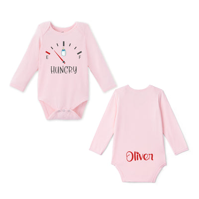 Custom Hungry Baby Bamboo Bodysuit