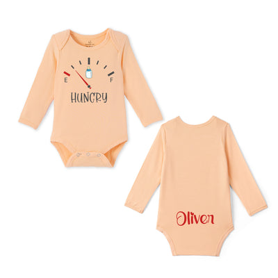 Custom Hungry Baby Bamboo Bodysuit