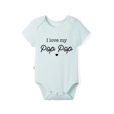 'I Love My Pop Pop' Bamboo Baby Bodysuit