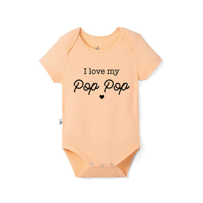 'I Love My Pop Pop' Bamboo Baby Bodysuit
