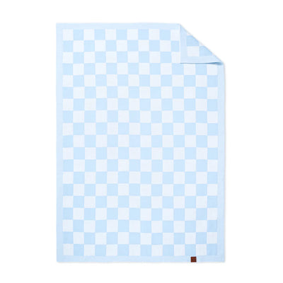 Checker Jacquard Knit Baby Blanket