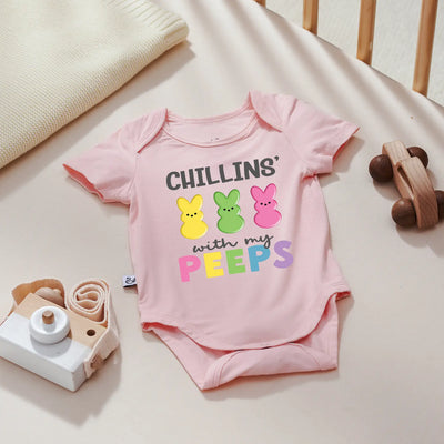 Chillin' With My Peeps Baby Onesie