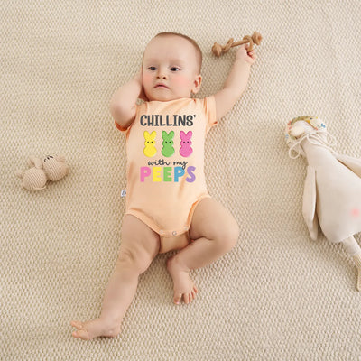 Chillin' With My Peeps Baby Onesie