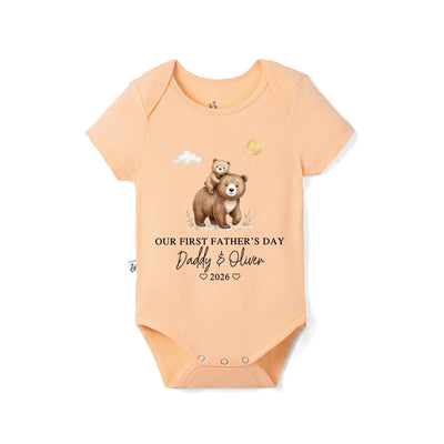Custom First Father’s Day Baby Onesie
