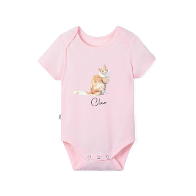 Custom Upload Pet Photo Baby Onesie