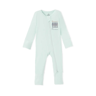 Embroidered Fishing Baby Bamboo Pajamas