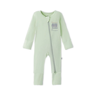 Embroidered Fishing Baby Bamboo Pajamas