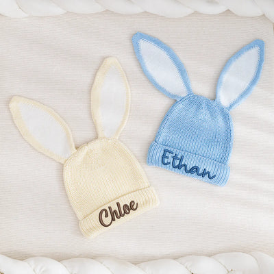 Embroidered Baby Easter's Day Bunny Beanie