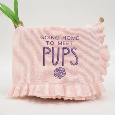 Going Home to Meet Puppy Baby Blanket is more than just a cozy wrap; it’s a beautiful announcement and a celebration of your growing family, designed to make that first meeting absolutely perfect.
