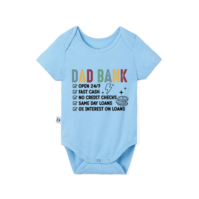 Dad Bank Definition Bamboo Baby Onesie