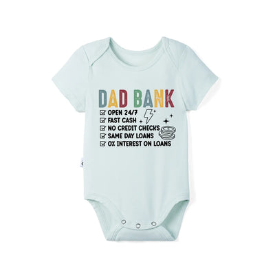 Dad Bank Definition Bamboo Baby Onesie