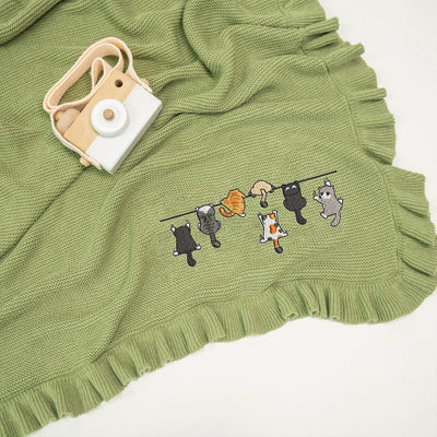 Funny Cat Lover Baby Blanket - SwaddleAn