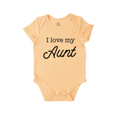 'I Love My Aunt' Bodysuit | A Gift for Her Favorite Little Person SwaddleAn