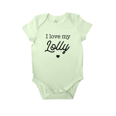 'I Love My Lolly' Bamboo Baby Bodysuit | Ultra-Soft Onesie Gift SwaddleAn