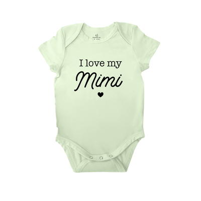 'I Love My Mimi' Bamboo Baby Onesie | Perfect Baby Gift SwaddleAn