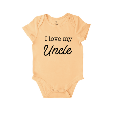 'I Love My Uncle' Bodysuit | For Uncle's Little Buddy SwaddleAn