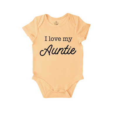 'I Love My Auntie' Bodysuit | For Auntie's Little Bestie SwaddleAn