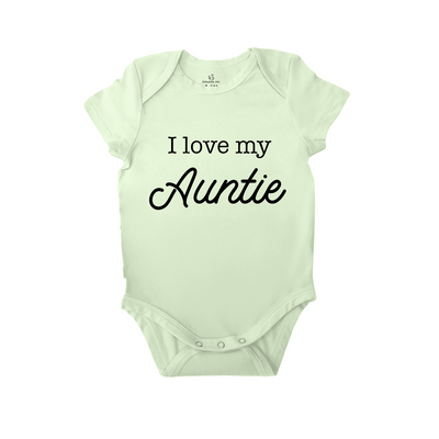 'I Love My Auntie' Bodysuit | For Auntie's Little Bestie SwaddleAn
