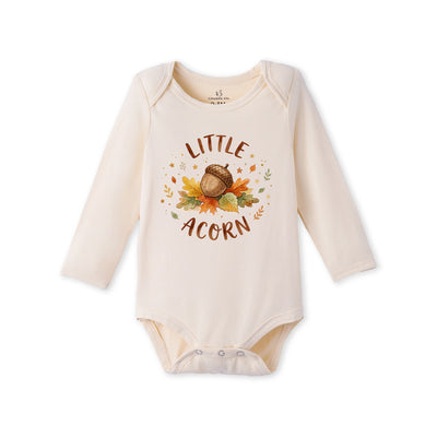 Little Acorn Autumn Bamboo Baby Bodysuit