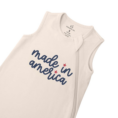 Patriotic Sleep Sack for a Cherished First Celebration SwaddleAn