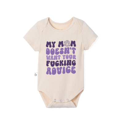 My mom doesn't want your advice Bamboo Baby Onesie