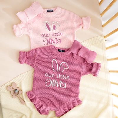 Our Little Bunny Easter Baby Romper