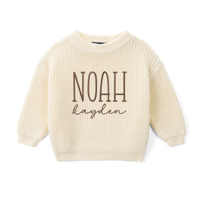 Personalized Baby Name Classic Sweater