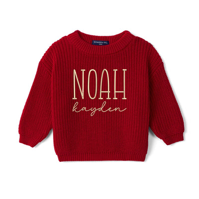 Personalized Baby Name Classic Sweater