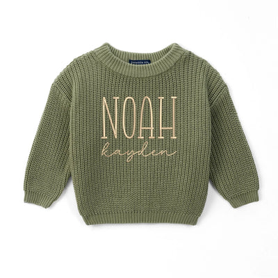 Personalized Baby Name Classic Sweater
