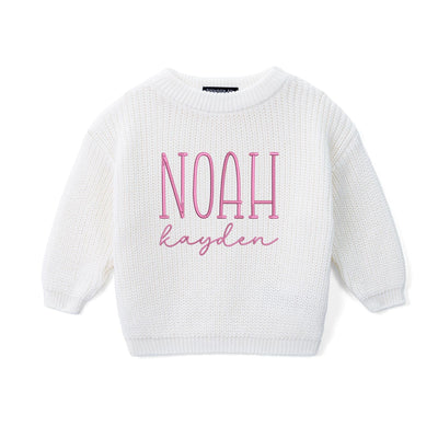 Personalized Baby Name Classic Sweater