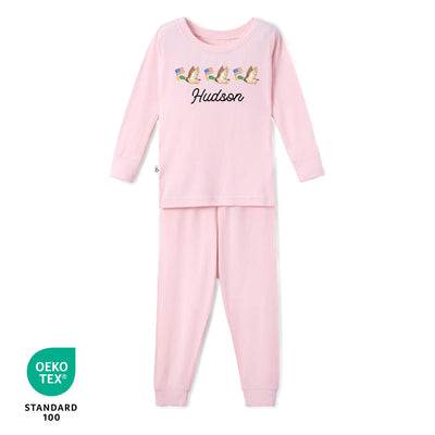 Personalized Name Mallard Duck Baby Pajamas