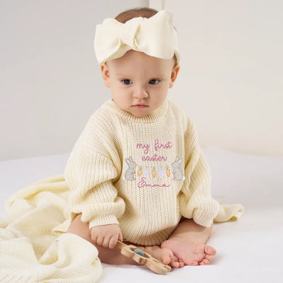 Personalized Baby's First Easter Baby Romper