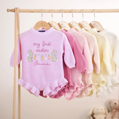 Personalized Baby's First Easter Baby Romper