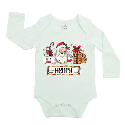 Personalized Christmas Santa Sweet Baby Onesie - SwaddleAn