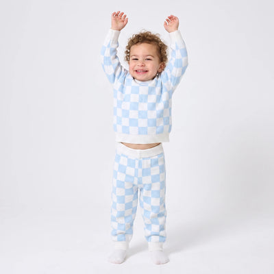 Checker Baby Sweater and Pants