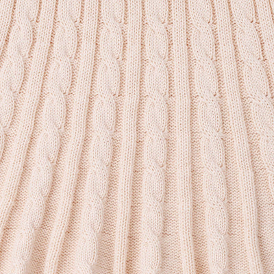 Cable Knit Skirts in Beige