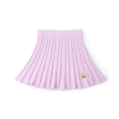 Cable Knit Skirts in Lilac