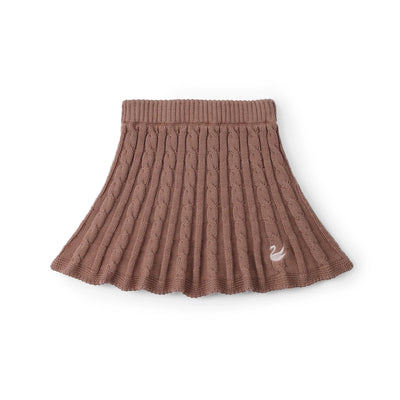 Cable Knit Skirts in Mocha