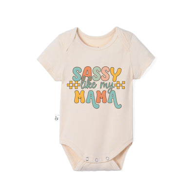 Sassy Like My Mama Baby Bamboo Onesie