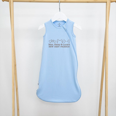 Personalized Dog Sleeping Bag | Celebrating Their First Best Friend SwaddleAn