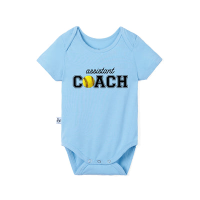 Assistant Coach Softball Baby Bamboo Bodysuit