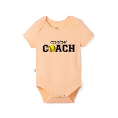 Assistant Coach Softball Baby Bamboo Bodysuit