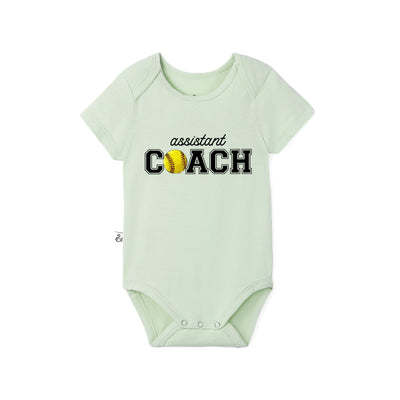 Assistant Coach Softball Baby Bamboo Bodysuit