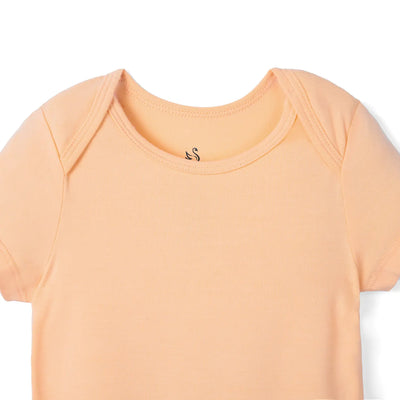 Bamboo Baby Bodysuit in Peach Fuzz