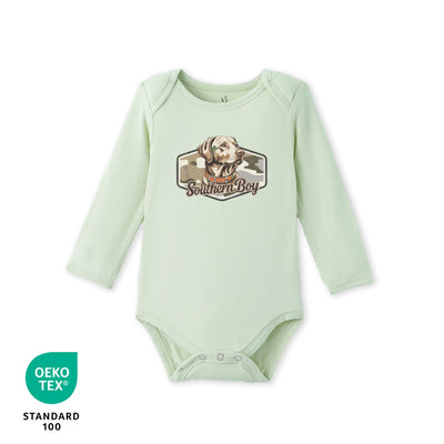 Southern Boy Bubble Hunting Baby Onesie