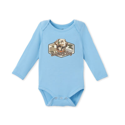 Southern Boy Bubble Hunting Baby Onesie