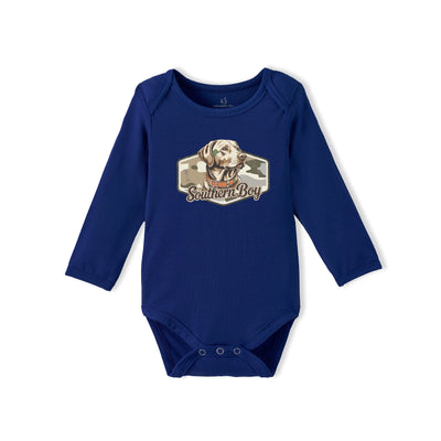 Southern Boy Bubble Hunting Baby Onesie