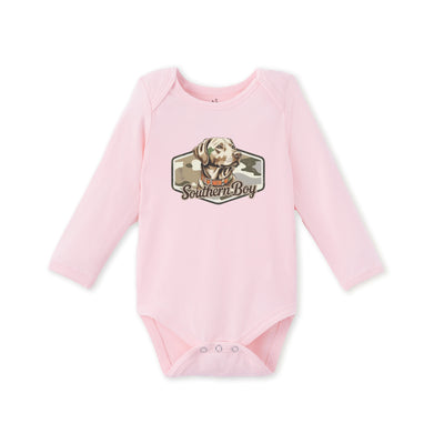 Southern Boy Bubble Hunting Baby Onesie