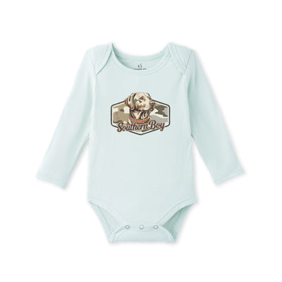 Southern Boy Bubble Hunting Baby Onesie